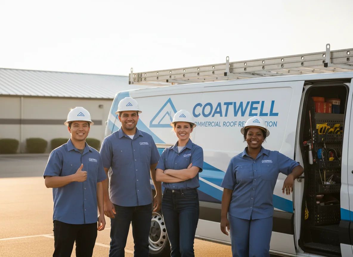 Commercial roof coating company in Hope, NJ